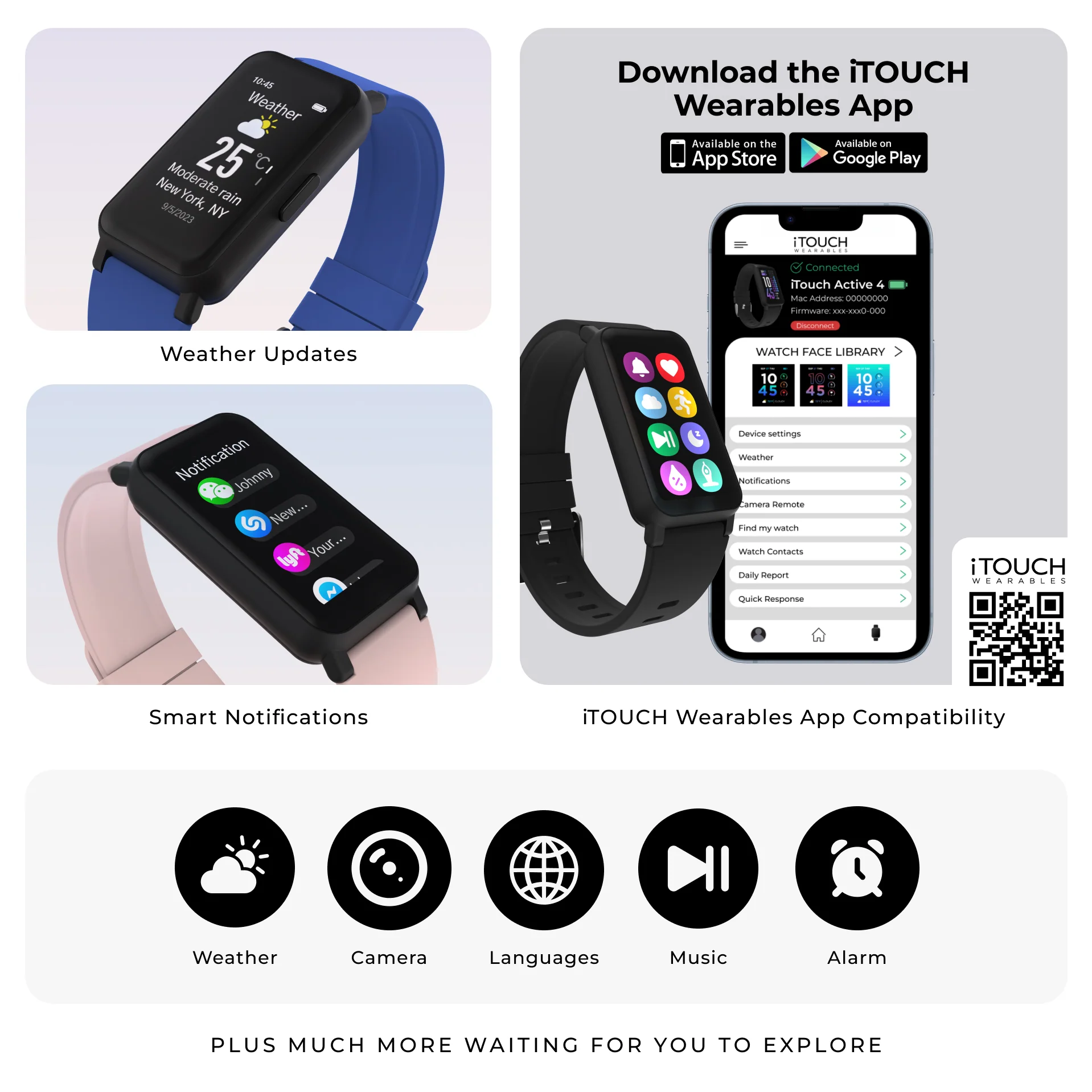 iTouch Active 4 Smartwatch - Image 12