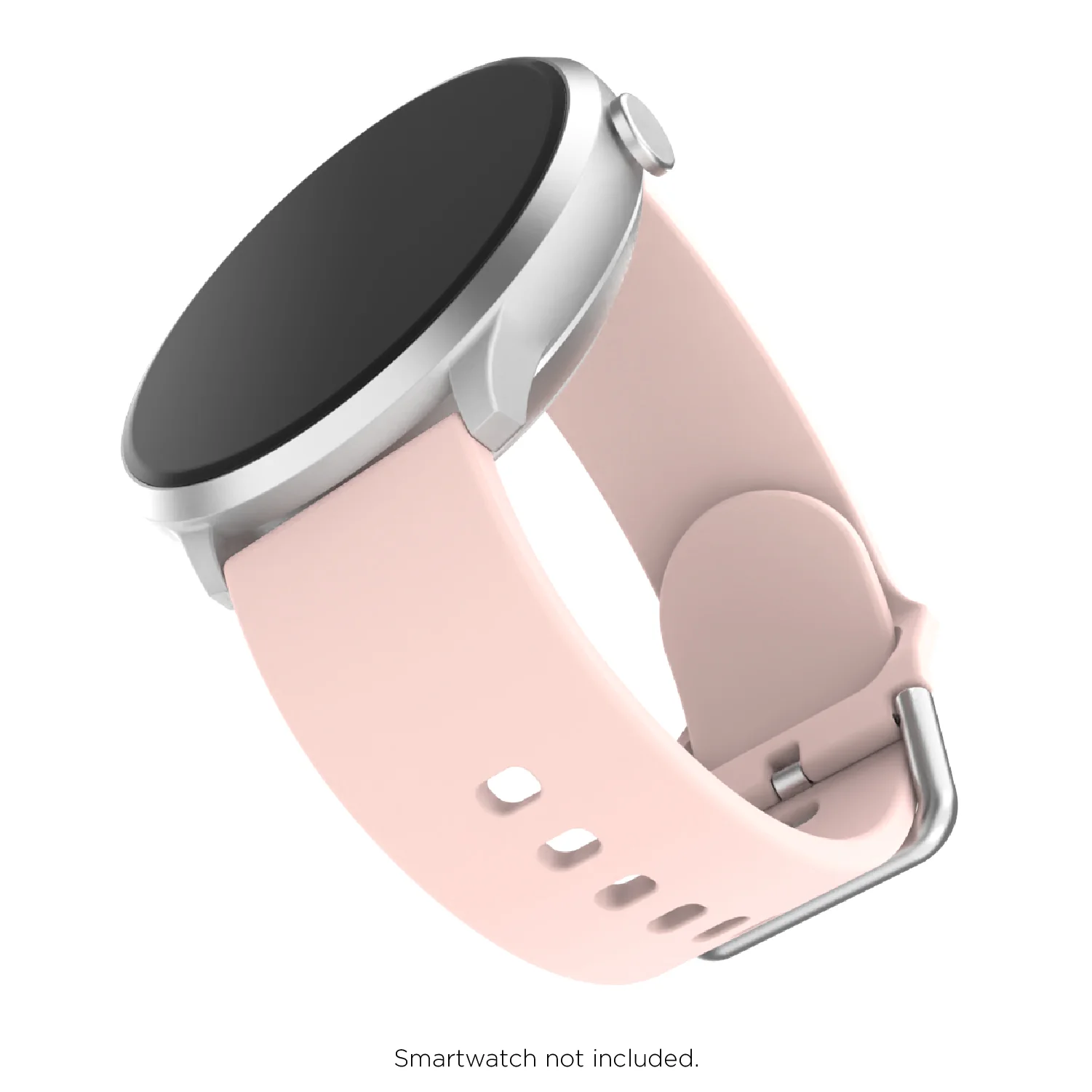 iTouch Air 3 40mm/Sport 3/Sport 4 Extra Interchangeable Strap: Blush Silicone - Image 3