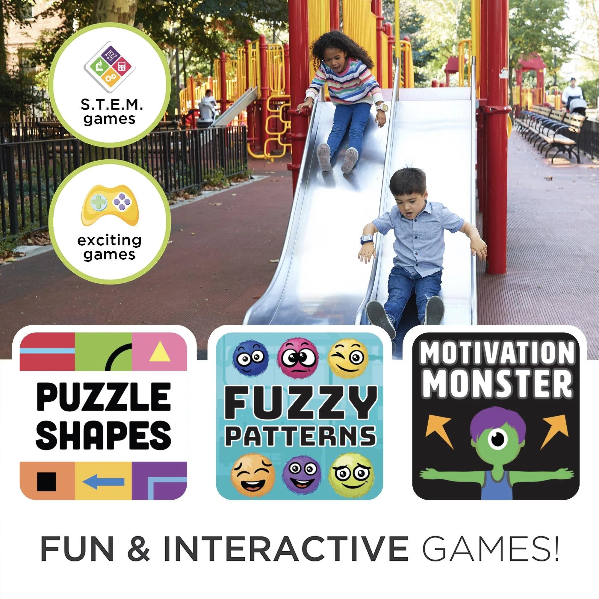 PlayZoom 2 Kids Smartwatch: Rainbow Print - Image 4